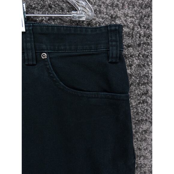Duluth Trading Pants Mens 41x29 (Tag 44x30) Black Flex Fire Hose Canvas Workwear - Picture 5 of 13